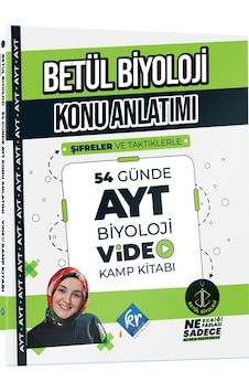 Betül Biyoloji Konu Anlatımı 54 Günde Ayt Video Kamp Kitbı Betül Biyoloji Konu Anlatımı 54 Günde Ayt Video Kamp Kitbı