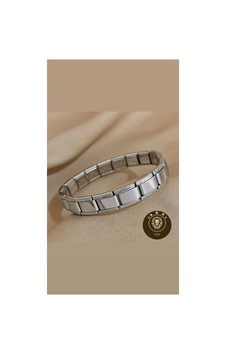 İtalyan Charm Bileklik Gri
