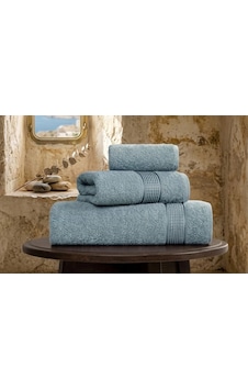 3 Lü Banyo Havlusu Seti Pamuklu Ritim Mint 3 Lü Banyo Havlusu Seti Pamuklu Ritim Mint