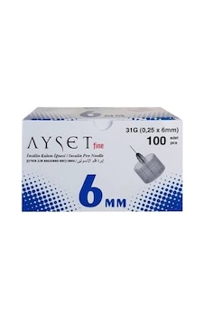 Ayset Insülin İğne Ucu 6 MM