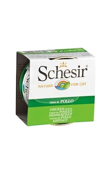 Schesir Tavuk Fileto Etli Konserve Yetişkin Kedi Maması 85 G Schesir Tavuk Fileto Etli Konserve Yetişkin Kedi Maması 85 G