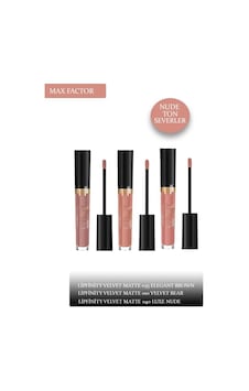Max Factor Lipfinity Velvet Matte Ruj 3'lü Max Factor Lipfinity Velvet Matte Ruj 3'lü