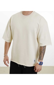 Bej Oversize Tshirt Bej