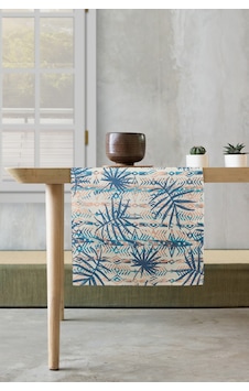 Masa Runner Yıkanabilir Sofra Masa Salon Mutfak Masası Sehpa Masa Runnerı 40X140 cm Florida Bej