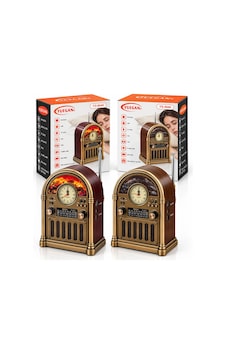 Saatli - İbreli Şömineli Radyo - Retro Am - Fm - Sw Usb - Type-c Sarjlı Bt - Tf - Usb Speaker Yg-6040 Pl-4733 Bx40 Saatli - İbreli Şömineli Radyo - Retro Am - Fm - Sw Usb - Type-c Sarjlı Bt - Tf - Usb Speaker Yg-6040 Pl-4733 Bx40