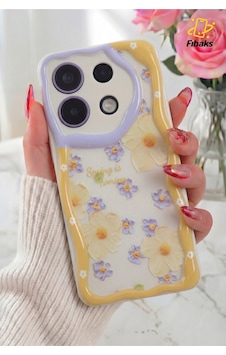 Fibaks Redmi Note 13 Pro 5G Uyumlu Kılıf Desenli Kamera Korumalı Papatya Çiçek Renkli Silikon Kapak Fibaks Redmi Note 13 Pro 5G Uyumlu Kılıf Desenli Kamera Korumalı Papatya Çiçek Renkli Silikon Kapak