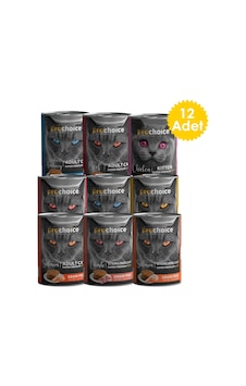 Prochoice Karışık Pate Konserve Yetişkin Kedi Maması 12 x 400 G Prochoice Karışık Pate Konserve Yetişkin Kedi Maması 12 x 400 G