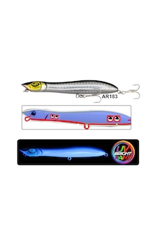 Eurofish Aragon Croax Zigzag 106mm 11gr Su Üstü Maket Balık Ar183 Eurofish Aragon Croax Zigzag 106mm 11gr Su Üstü Maket Balık Ar183