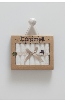 Caramell %100 Pamuk Tiny Lace Mendil Crml.mnd1894 Ekru