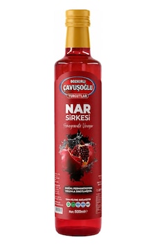Bozkırlı Çavuşoğlu Nar Sirkesi Doğal Fermantasyon 500 ML Bozkırlı Çavuşoğlu Nar Sirkesi Doğal Fermantasyon 500 ML