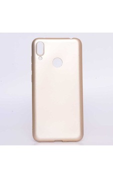 Huawei Y7 Prime 2019 Kılıf Zore Premier Silikon Kapak Gold Huawei Y7 Prime 2019 Kılıf Zore Premier Silikon Kapak Gold