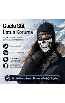 Ulupazarlama Unisex Kuru Kafa Puro Baskılı Balaklava 1 Adet Tek Beden Viskoz Kask İçi Outdoor Maske Siyah Ulupazarlama Unisex Kuru Kafa Puro Baskılı Balaklava 1 Adet Tek Beden Viskoz Kask İçi Outdoor Maske Siyah