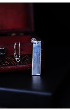 Encili Silver 925 Ayar Gümüş Dikdörtgen Künye Model Erkek Kolye Gümüş Encili Silver 925 Ayar Gümüş Dikdörtgen Künye Model Erkek Kolye Gümüş