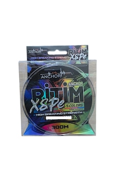 Anchor Ritim X8 Pe Multicolor 300 Mt 0,16mm İp Misina - Standart Anchor Ritim X8 Pe Multicolor 300 Mt 0,16mm İp Misina - Standart