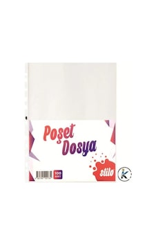 A4 Poşet Dosya 100'lü Saydam 30 Mic. Diğer A4 Poşet Dosya 100'lü Saydam 30 Mic. Diğer