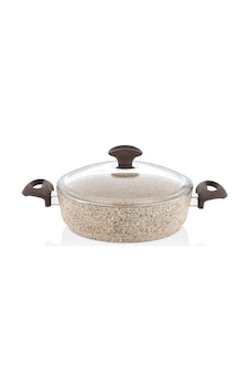 Falez Creamy Granit Karnıyarık Tencere 26 CM Falez Creamy Granit Karnıyarık Tencere 26 CM