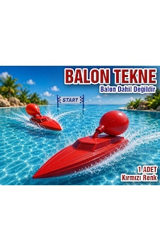 Balon Tekne, Motorsuz, Suda Giden Tekne, 3d Kırmızı