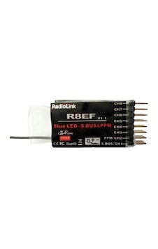 Radiolink R8EF 8CH 8 Kanal Alıcı 2.4G ( T8FB & T8S İle Uyumludur Radiolink R8EF 8CH 8 Kanal Alıcı 2.4G ( T8FB & T8S İle Uyumludur