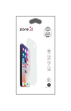 Apple iPhone 15 Uyumlu Zore Mat Zum Body Arka Koruyucu Renksiz Apple iPhone 15 Uyumlu Zore Mat Zum Body Arka Koruyucu Renksiz