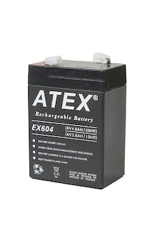 Atex 6V 4Ah Kuru Akü Işıldak Aküsü Atex 6V 4Ah Kuru Akü Işıldak Aküsü