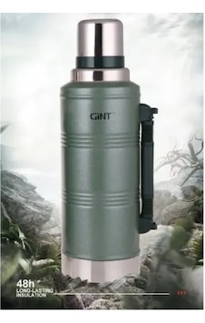 2.2l Vakumlu Çelik Termos Açık Gri 2.2l Vakumlu Çelik Termos Açık Gri