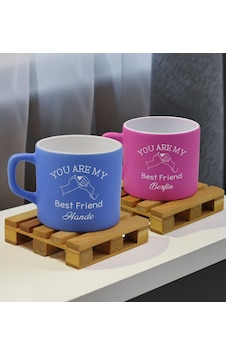 Bk Gift Kişiye Özel İsimli Best Friend 2li Mavi Ve Pembe Renkli Middle Çay & Kahve Fincanı-2, Arkadaşa Hediye, Sevgiliye Hediye Kobitmeyencom32651 Bk Bk Gift Kişiye Özel İsimli Best Friend 2li Mavi Ve Pembe Renkli Middle Çay & Kahve Fincanı-2, Arkadaşa Hediye, Sevgiliye Hediye Kobitmeyencom32651 Bk