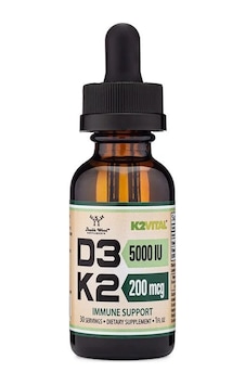 Vitamin D3 & K2 5000 Iu 200 Mcg & With Mct Oil 30 Servis 1 Fl. Oz . Vitamin D3 & K2 5000 Iu 200 Mcg & With Mct Oil 30 Servis 1 Fl. Oz .