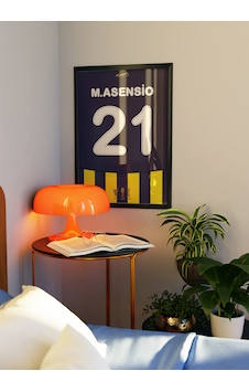 M. Asensio 21 Forma Tasarımlı Poster Tablo Çerçeveli