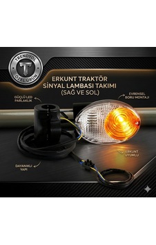 Erkunt Traktör Sağ - Sol Ön Sinyal Lambası