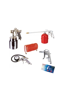Max Extra W200C5-S 5 Parça Boya Tabanca Seti Max Extra W200C5-S 5 Parça Boya Tabanca Seti