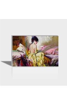 60X90 Cm Kanvasa Dijital Baskı Yağlı Boya Nü Tablo