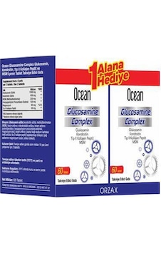 Ocean Glucosamine Complex 60 Tablet - 1 Alana 1 Hediye Ocean Glucosamine Complex 60 Tablet - 1 Alana 1 Hediye