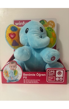 Winfun Benimle Öğren Fil Işıklı Sesli Eğitici Oyuncak