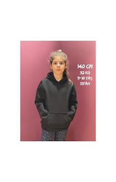 Pxm 3 Iplik Şardonlu Çocuk Kapşonlu Ve Kanguru Cepli Sweatshirt Günlük Kullanım Hoodie Siyah Siyah Pxm 3 Iplik Şardonlu Çocuk Kapşonlu Ve Kanguru Cepli Sweatshirt Günlük Kullanım Hoodie Siyah Siyah