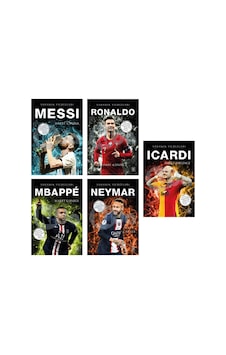 Sahanın Yıldızları Icardi Messi Ronaldo Mbappe Neymar 5 Kitap Sahanın Yıldızları Icardi Messi Ronaldo Mbappe Neymar 5 Kitap