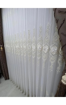 Cansel Gold 1/2,5 Pileli Tül Perde, 100 X 250 Çok Renkli Cansel Gold 1/2,5 Pileli Tül Perde, 100 X 250 Çok Renkli