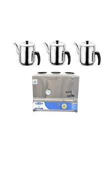 Platin 35 Litre Elektrikli Pleytsiz Çay Kazanı & Kahveci Kazanı & Kahve Ve Çay Ocağı Inox-demlik li