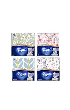 Selpak Deluxe Peçete Gösterişli Sofralar 4 Adet Selpak Deluxe Peçete Gösterişli Sofralar 4 Adet