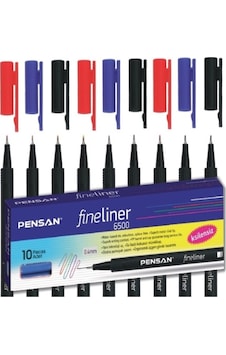 0.4 Mm 6500 Fineliner 3 Farklı Renk Toplam 9 Adet Kalem 0.4 Mm 6500 Fineliner 3 Farklı Renk Toplam 9 Adet Kalem