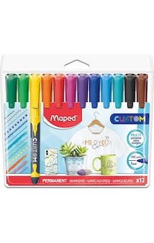 Maped Permanent Marker Kalem Seti 12 Renk N 734547 Maped Permanent Marker Kalem Seti 12 Renk N 734547