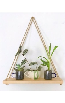Bfd Shop İpli Duvar Rafı Kitaplık Tekli Naturel Bfd Shop İpli Duvar Rafı Kitaplık Tekli Naturel