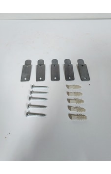 Yangın Tüpü Askı Aparatı Metal 5'li Set Vida Dübel Dahil