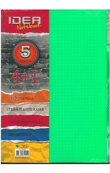 Çınar 4+1 17 x 24 Ayraçlı Defter Kapak Yeşil Çınar 4+1 17 x 24 Ayraçlı Defter Kapak Yeşil