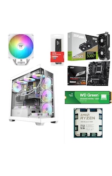 Sezginbilisim Sezgin5060Ti R5-7500F 16 GB 512 GB 16 GB RTX5060Ti Free Dos Masaüstü Oyuncu Bilgisayarı