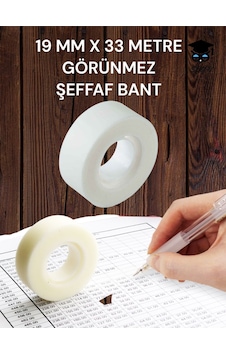 19 Mm X33 Cm Şeffaf Görünmez Bant Büro Bantı Selefon Bant Diğer 19 Mm X33 Cm Şeffaf Görünmez Bant Büro Bantı Selefon Bant Diğer