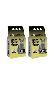 Wondersand Çiçek Kokulu İnce Topaklaşan Bentonit Kedi Kumu 2 x 10 L Wondersand Çiçek Kokulu İnce Topaklaşan Bentonit Kedi Kumu 2 x 10 L