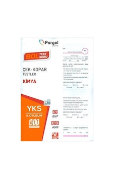 AYT Kimya Çek Kopar Testler - Pergel AYT Kimya Çek Kopar Testler - Pergel