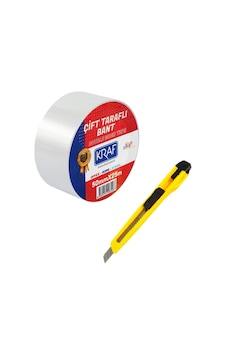 Çift Taraflı Bant, 50mm X 25m, Beyaz, Köpük Bant Diğer Çift Taraflı Bant, 50mm X 25m, Beyaz, Köpük Bant Diğer