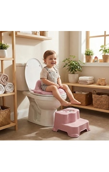 Klozet Tuvalet Eğitimi Konforlu Ergonomik Kaymaz Dayanıklı Pembe Kulplu Çocuk Klozet Adaptörü Çok Renkli Klozet Tuvalet Eğitimi Konforlu Ergonomik Kaymaz Dayanıklı Pembe Kulplu Çocuk Klozet Adaptörü Çok Renkli