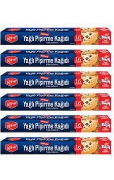 6 Adet 16'Lı Roll-Up Kesilmiş Yağlı Pişirme Kağıdı 6 Adet 16'Lı Roll-Up Kesilmiş Yağlı Pişirme Kağıdı